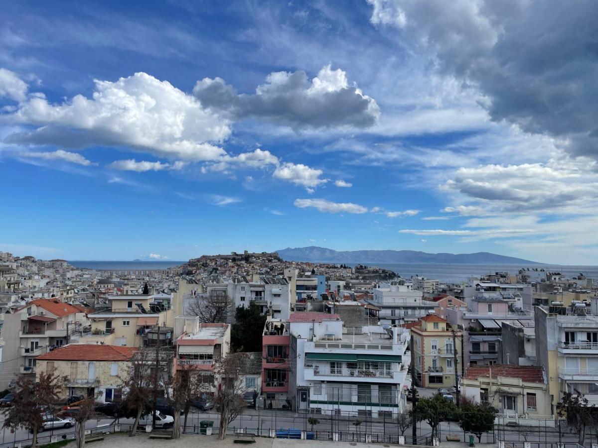 George & Nia Apartment - Central Kavala With Panoramic Terrace View Exterior foto