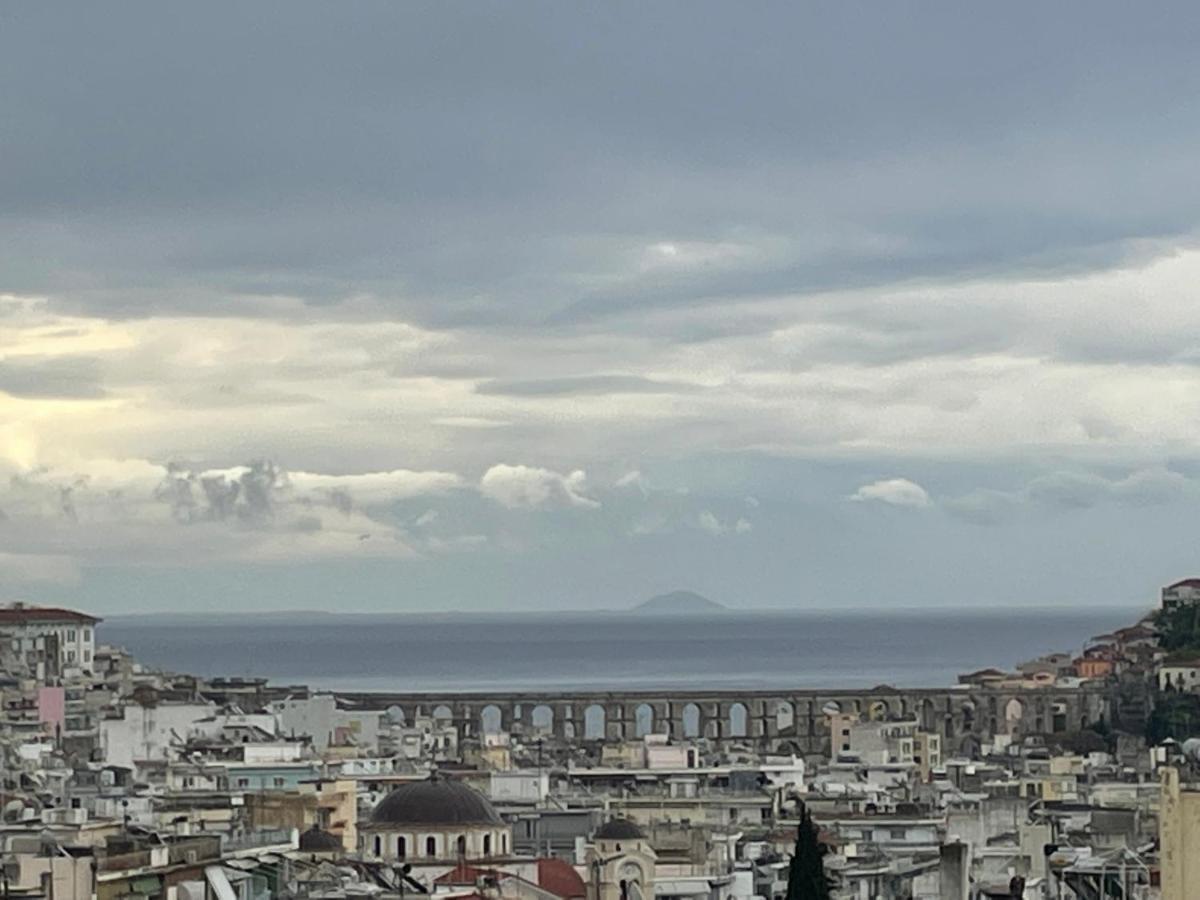 George & Nia Apartment - Central Kavala With Panoramic Terrace View Exterior foto