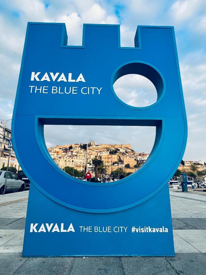 George & Nia Apartment - Central Kavala With Panoramic Terrace View Exterior foto